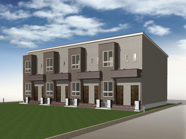 【外観パース】 | ガーデンヒル出西 | B棟外観パース