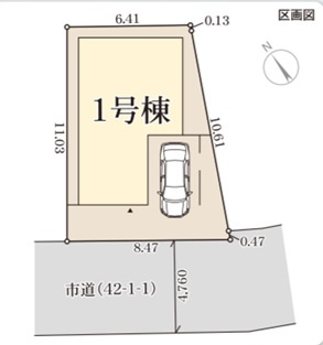 【区画図】 | リーブルガーデン高石市取石３丁目 | 区画図