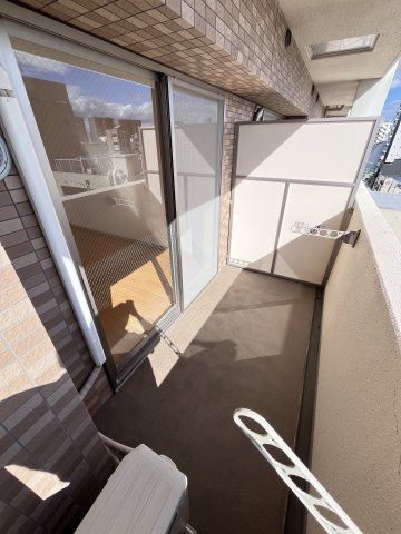 大阪市都島区都島北通１丁目の賃貸マンションのバルコニー
