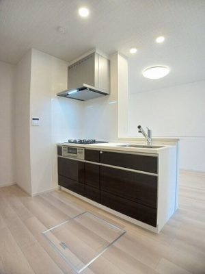 【キッチン】 | アイノス波分Ⅱ | コンパクトなキッチンで掃除もラクラク