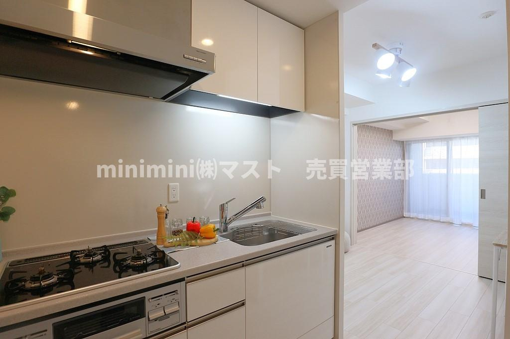 ラシュレ天満橋のキッチン