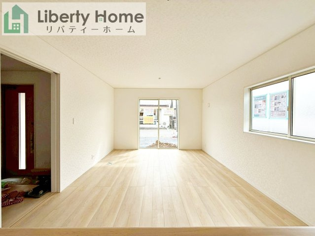 つくば市台町第3　新築戸建　1号棟の居間・リビング