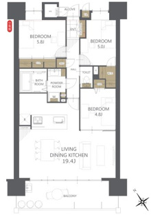 【間取り】スターアーク呉中央爽風邸 