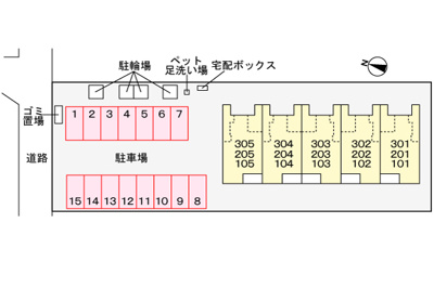 【駐車場】 | モーヴソレイユ | 駐車場