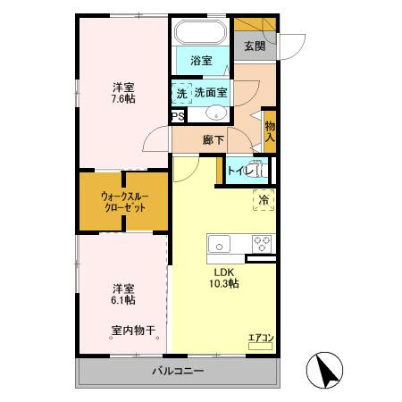 【間取り】 | エスポワール