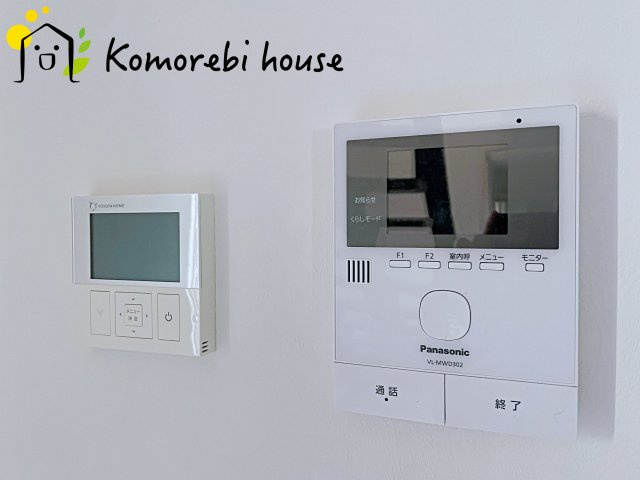 鴻巣市榎戸1丁目　中古一戸建ての防犯設備|モニター付きインターフォンです