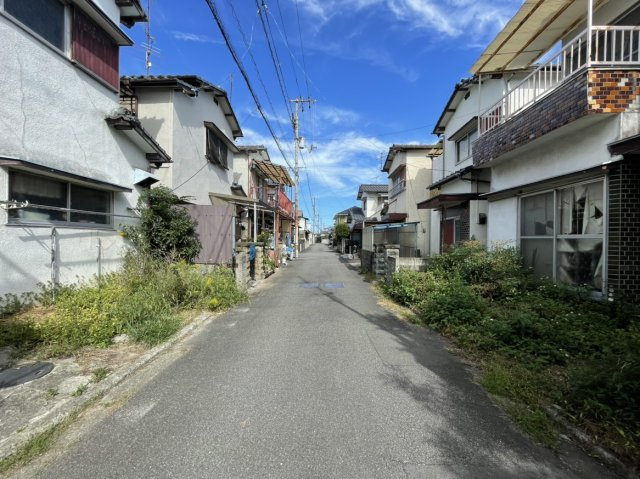 西長戸町土地2の外観|北から南を向いての写真です。