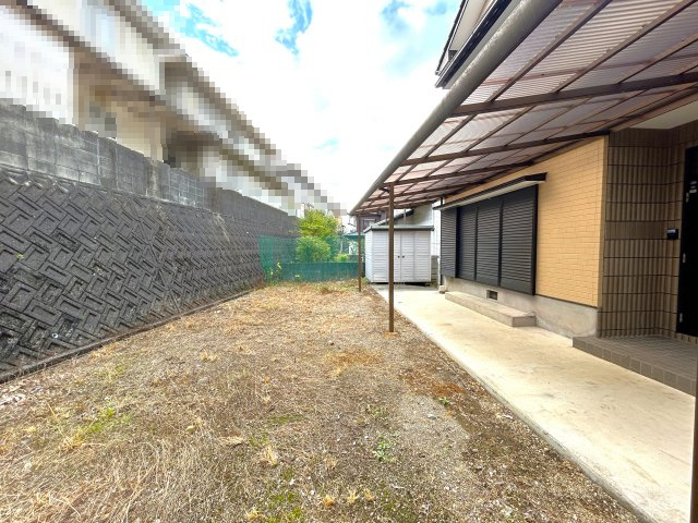 高知市朝倉乙　中古戸建ての庭|南側