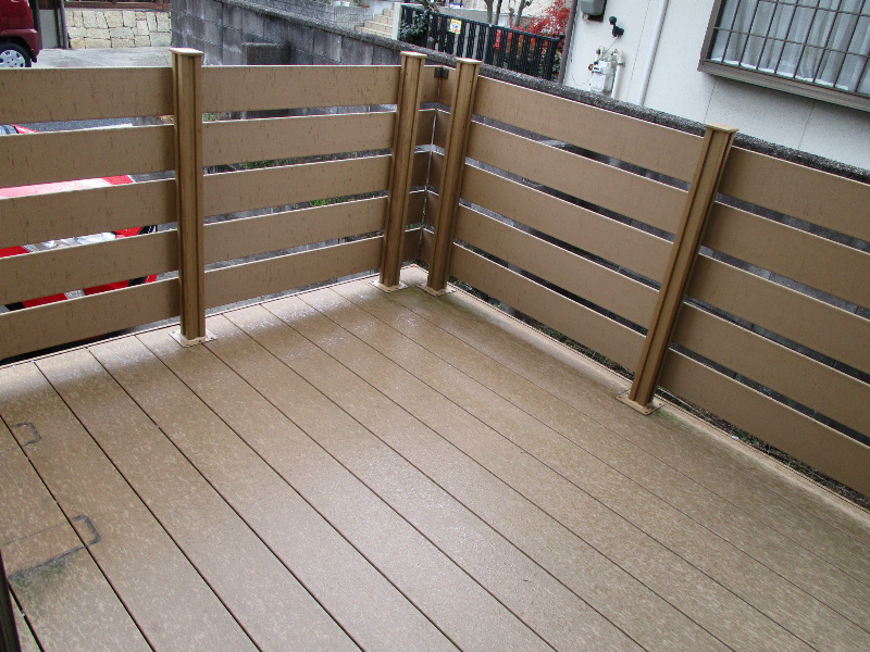 ユニキューブ希望ヶ丘Ｂのバルコニー