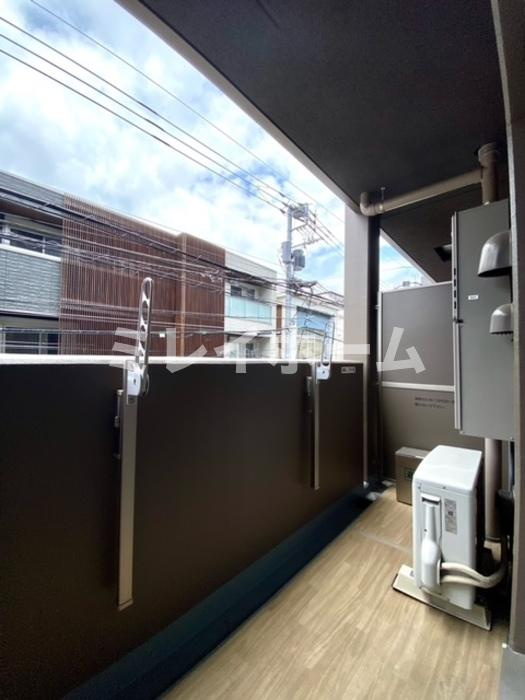 ルミエール品川橋のバルコニー