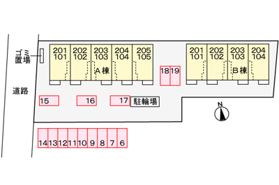 【駐車場】 | エスタブレＡ | 駐車場