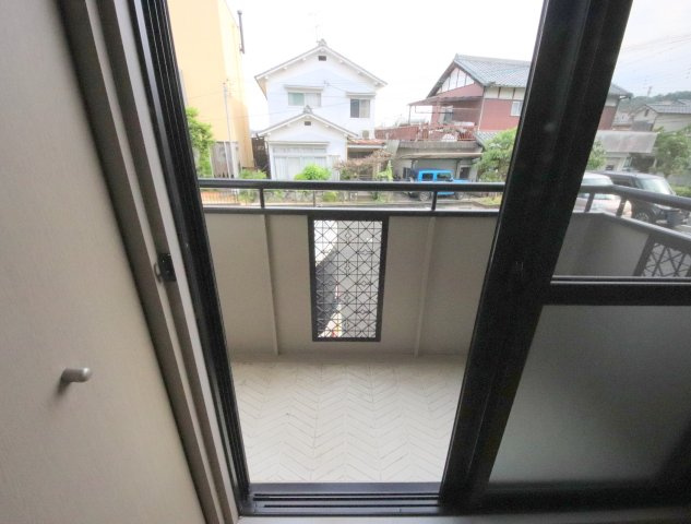 ルマン南生駒のバルコニー