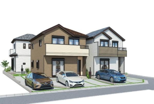 ハートフルタウン堺中区福田２期の外観パース