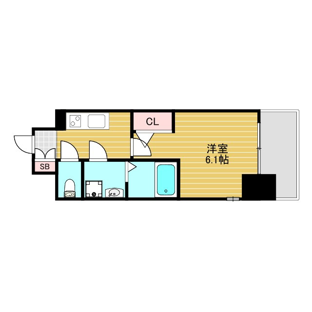 エスリード新北野アーデルの間取り