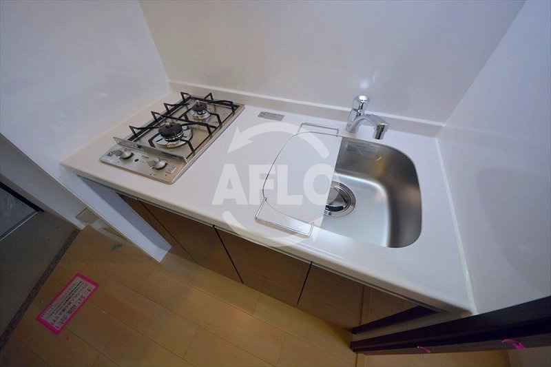 アーデンタワー本町イーストのキッチン|アーデンタワー本町イースト　ガス2口コンロシステムキッチン