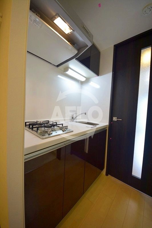 アーデンタワー本町イーストのキッチン|アーデンタワー本町イースト　ガス2口コンロシステムキッチン