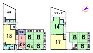 【間取り】 | 西脇市黒田庄町船町