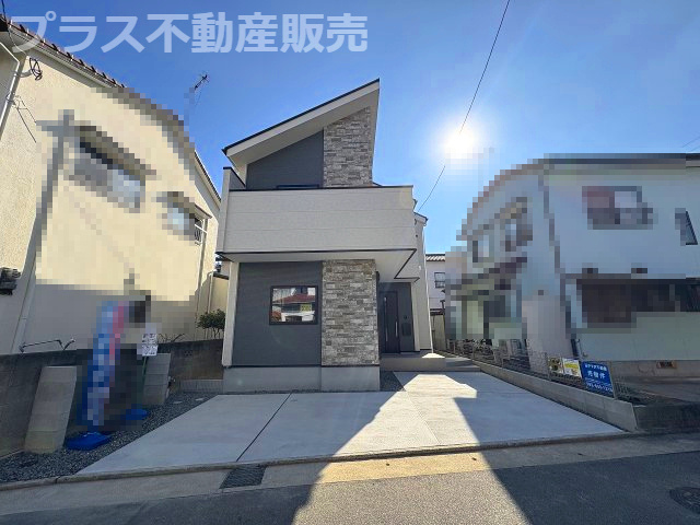 【外観】 | 福岡市博多区浦田2丁目1期　1号棟（全1棟）【仲介手数料無料・0円】 | 現地写真。プラス不動産販売なら、現場の全ての棟をまとめてご見学頂けます。