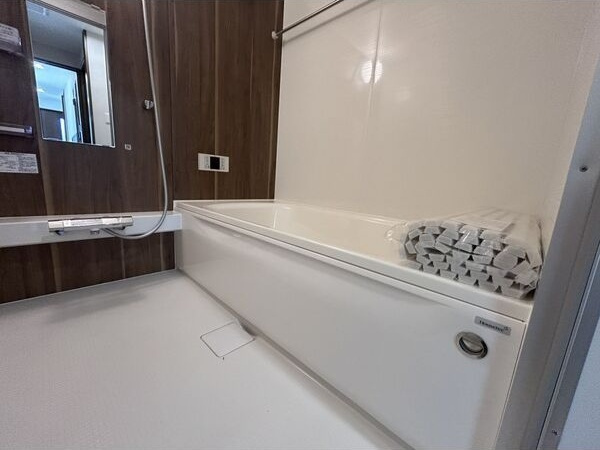 中村区大日町戸建の浴室|ゆったり過ごせるお風呂です