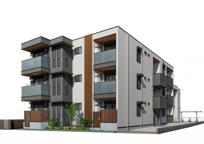 【外観パース】 | Asset-Court調布ヶ丘