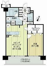 グランド・ガーラ代田橋の間取り