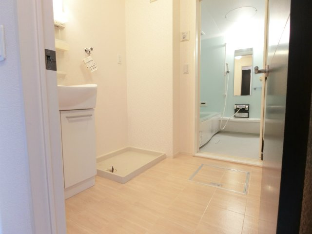 グリーンカトレアの洗面所|スペースが確保できる洗面所です