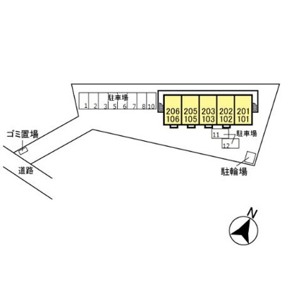 【区画図】 | ヴェルデ･ナチュールⅢ