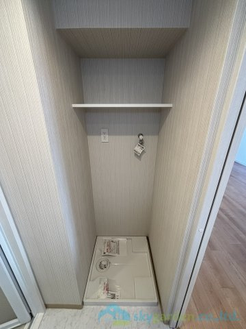 厚木第９ダイヤモンドマンションのランドリースペース