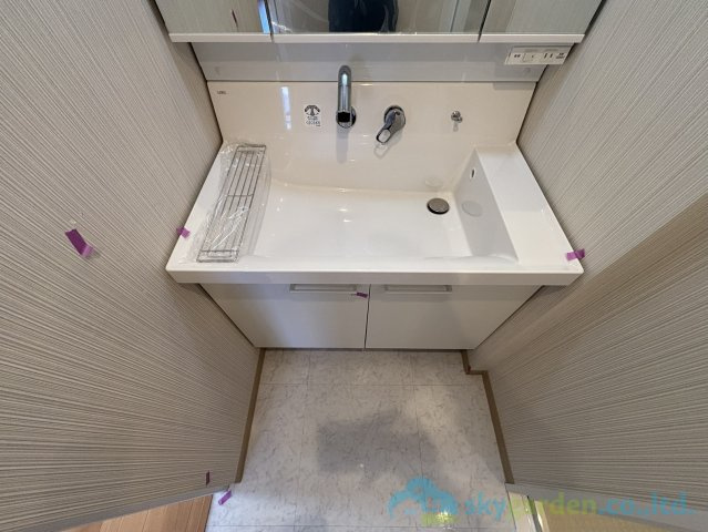 厚木第９ダイヤモンドマンションの独立洗面台