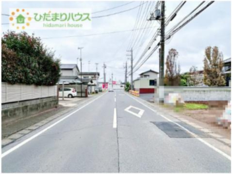 【前面道路含む現地写真】 | かすみがうら市稲吉３丁目25-P1　新築戸建　1号棟 | 10/25撮影