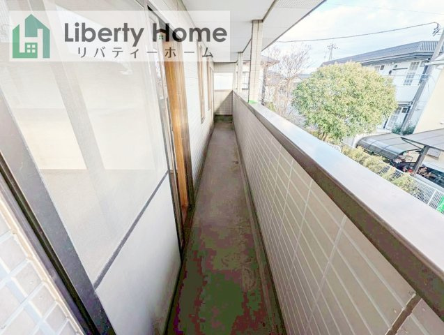 ひたちなか市市毛　中古戸建のバルコニー