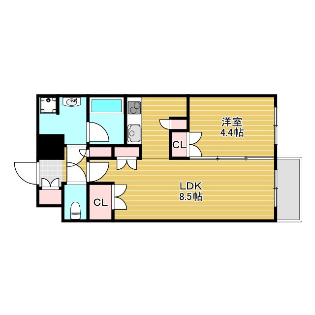 レジデンスエアポートの間取り