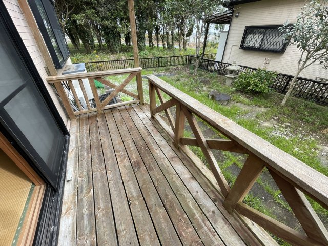 山武市井之内11-14　中古売戸建てのバルコニー