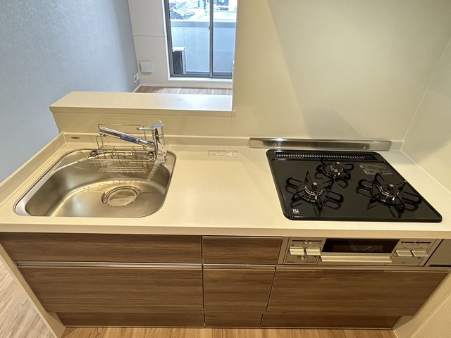 Ｇｒａｎｄ　Ｍａｉｓｏｎ　青井のキッチン|★３口ガスシステムカウンターキッチン★