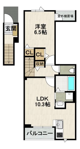 EXCEED宝塚の間取り