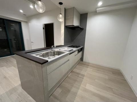 港区東新橋２丁目の賃貸マンションのキッチン