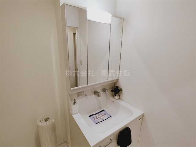 【独立洗面台】 | 川越市石原町 | 独立洗面台、小物を置くことができて便利です