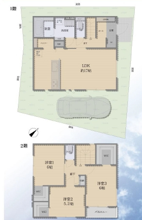 【間取り】 | 川越市石原町 | ３LDK