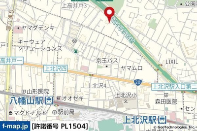 【地図】 | トーシンフェニックス上北沢ツインコート