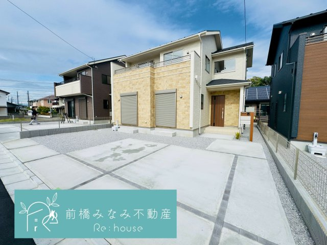 高崎市下佐野町　２号棟(全３棟)　ブルーミングガーデン　新築建売分譲の外観|きれいな外観です