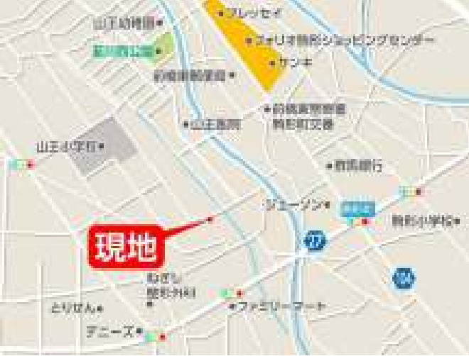 前橋市東善町１期　２号棟(全４棟)　アーバンスタイル　新築建売分譲の地図