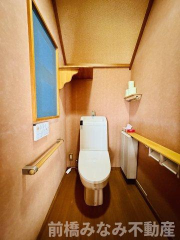 【中古戸建】前橋市川曲町　３LDK＋S※複層ガラスのトイレ|トイレもきれいです