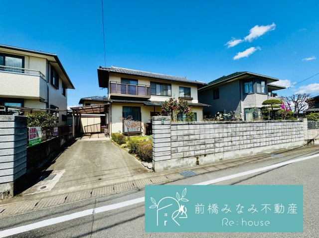 【中古戸建】前橋市川曲町　３LDK＋S※複層ガラスの外観|物件の外観です
