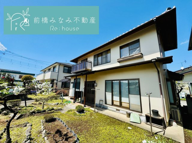 【中古戸建】前橋市川曲町　３LDK＋S※複層ガラスの外観|外はこのようになっています