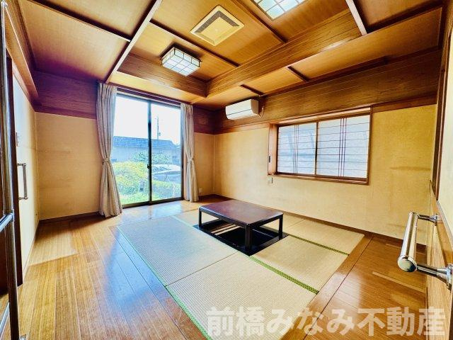 【中古戸建】前橋市川曲町　３LDK＋S※複層ガラスの居間・リビング|使いやすいリビングです