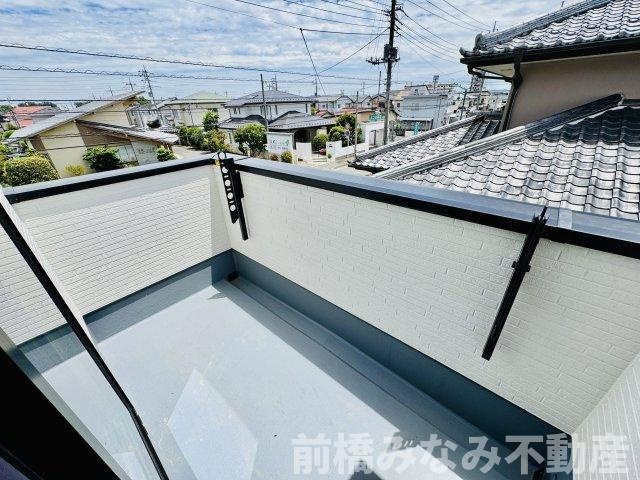 前橋市南町二丁目24-1期　４号棟(全４棟)　リナージュ　新築建売分譲のバルコニー|開放的で明るい空間を演出してくれるバルコニーです