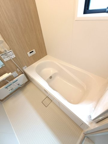 三郷市　彦糸1丁目　新築戸建　　全5棟の浴室|日々の疲れを癒すお風呂です