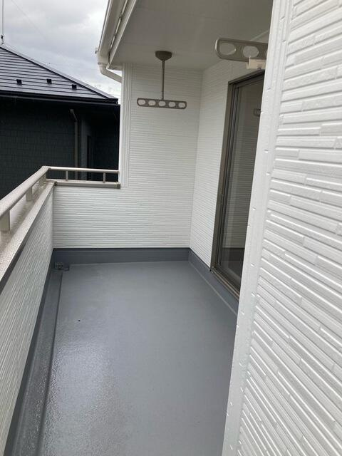 リーブルガーデン鹿沼市千渡第８　新築一戸建てのバルコニー