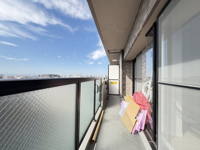 ファミール亀有弐番館のバルコニー