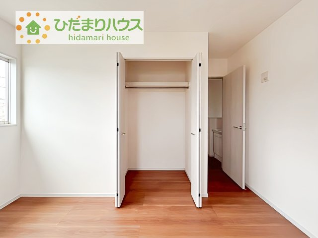 【収納】 | 土浦市板谷4丁目25-P1　新築戸建　1号棟 | 全室にクローゼットが付いていて、お部屋の住空間もスッキリ広々使えそうです(^^)